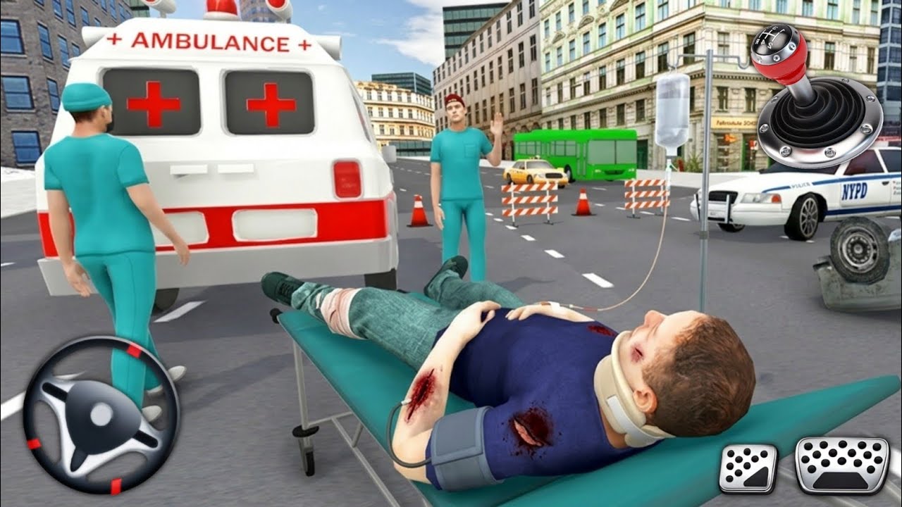 Ambulance Simulator 2026: 911 Emergency Rescue Mission - Realistic Android Gameplay
