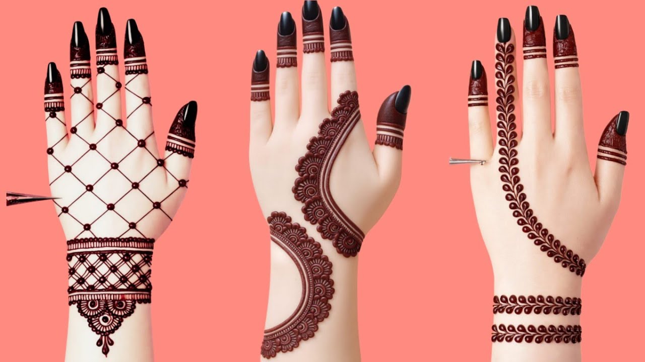 Top 3 New Eid Special Mehndi Designs | Mehandi Ke Design | Mehndi Designs For Hands | Henna Design 