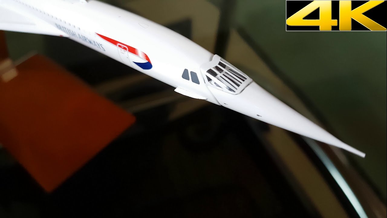 Gemini 200 - British Airways Concorde G-BOAC - 4K