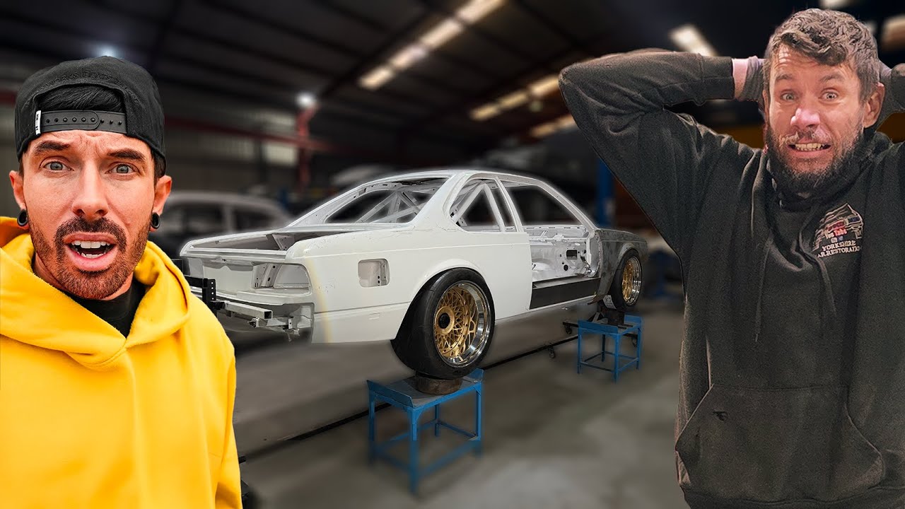 Mat Armstrong's BMW E24 Looks Insane! Wheel Test Fit & Gull Wing Door Fabrication
