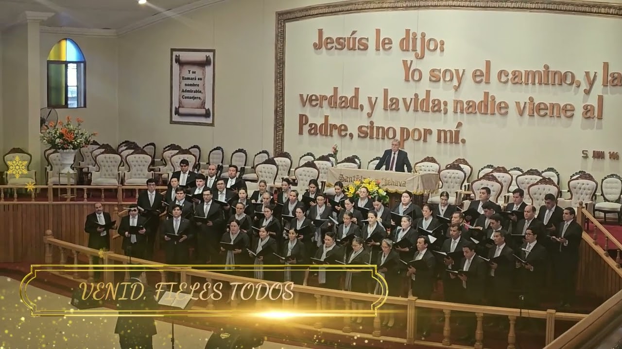 Canten a Cristo Rey - Venid, Fieles Todos. Coro General Sargento Aldea.