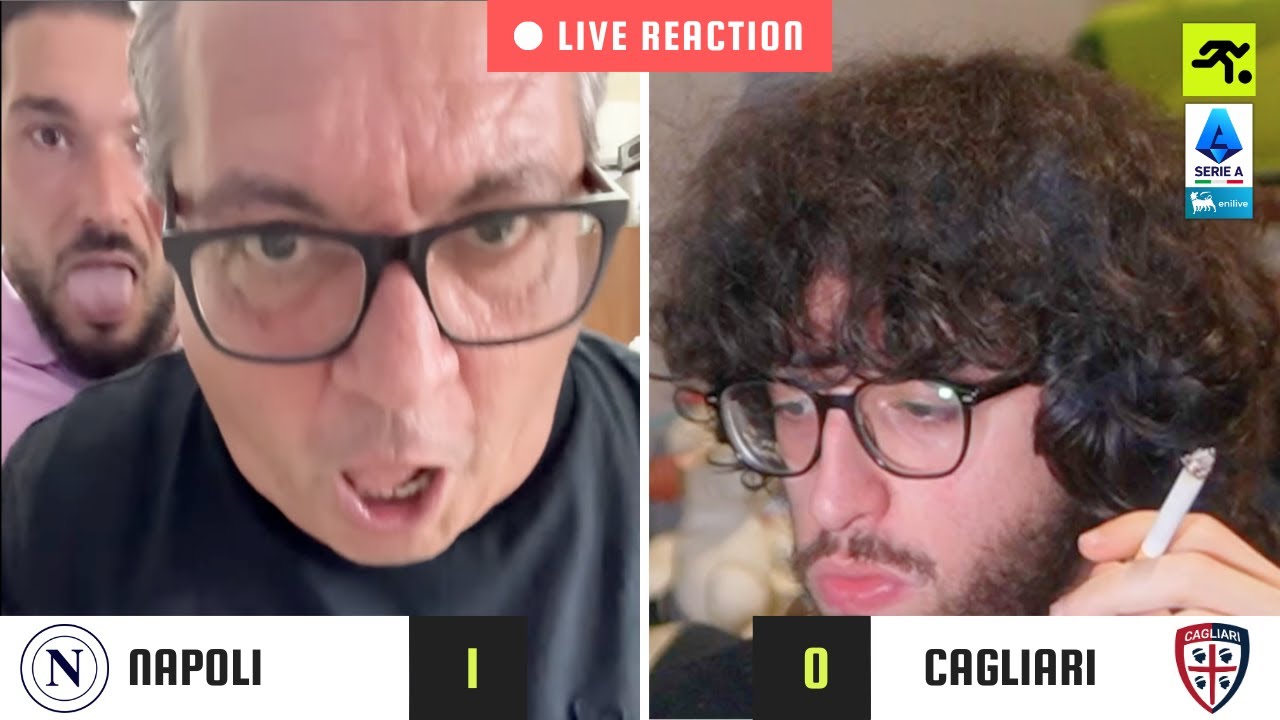 NAPOLI-CAGLIARI 1-0 LIVE REACTION | TIFOSI NAPOLETANI vs GUFI | TIFOSIAMO