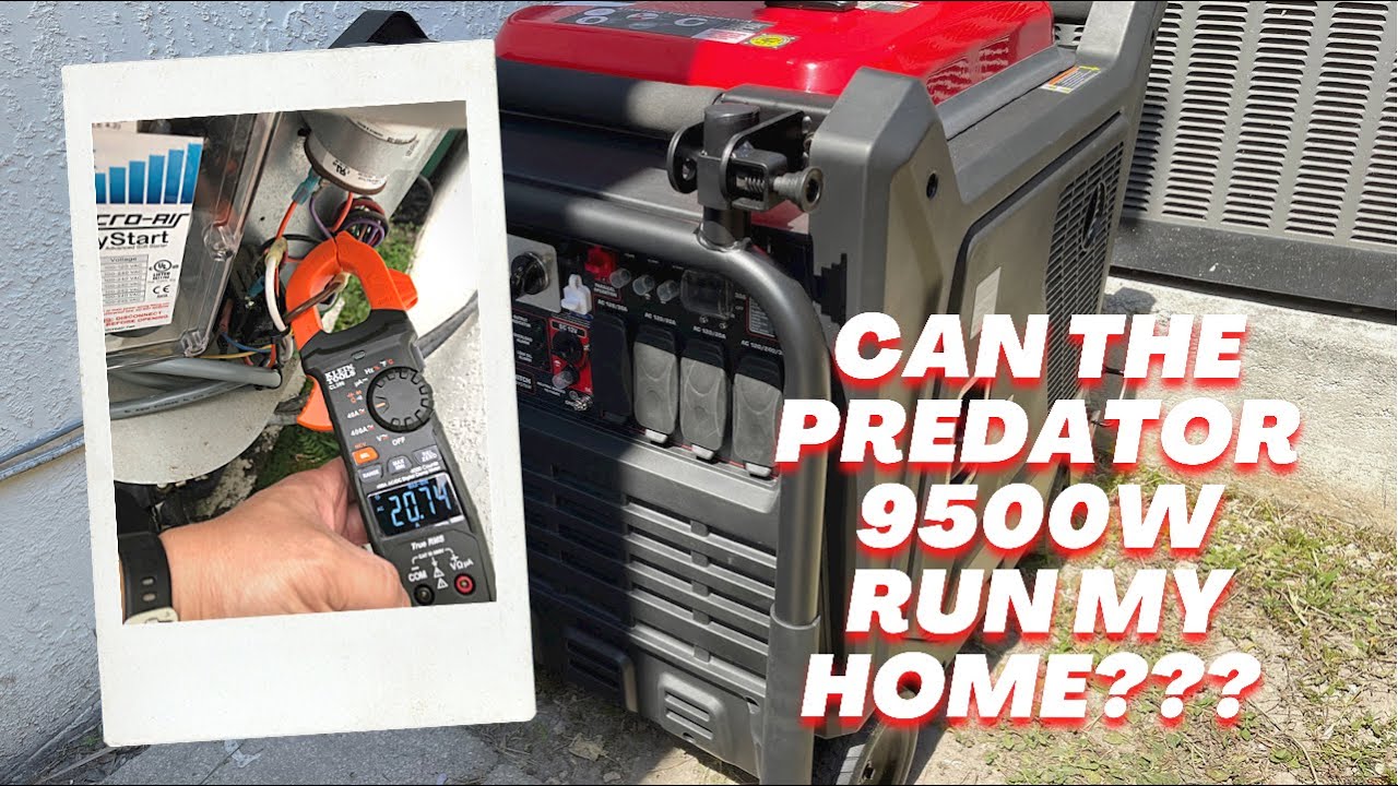 Инверторный генератор Predator мощностью 9500 Вт обеспечивает электропитанием весь мой дом, включ...