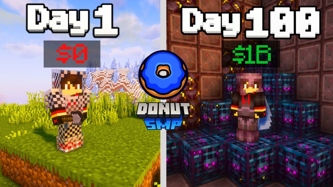 $0 to $1 Billion on the Donut SMP EP.1 $0 - $100mill