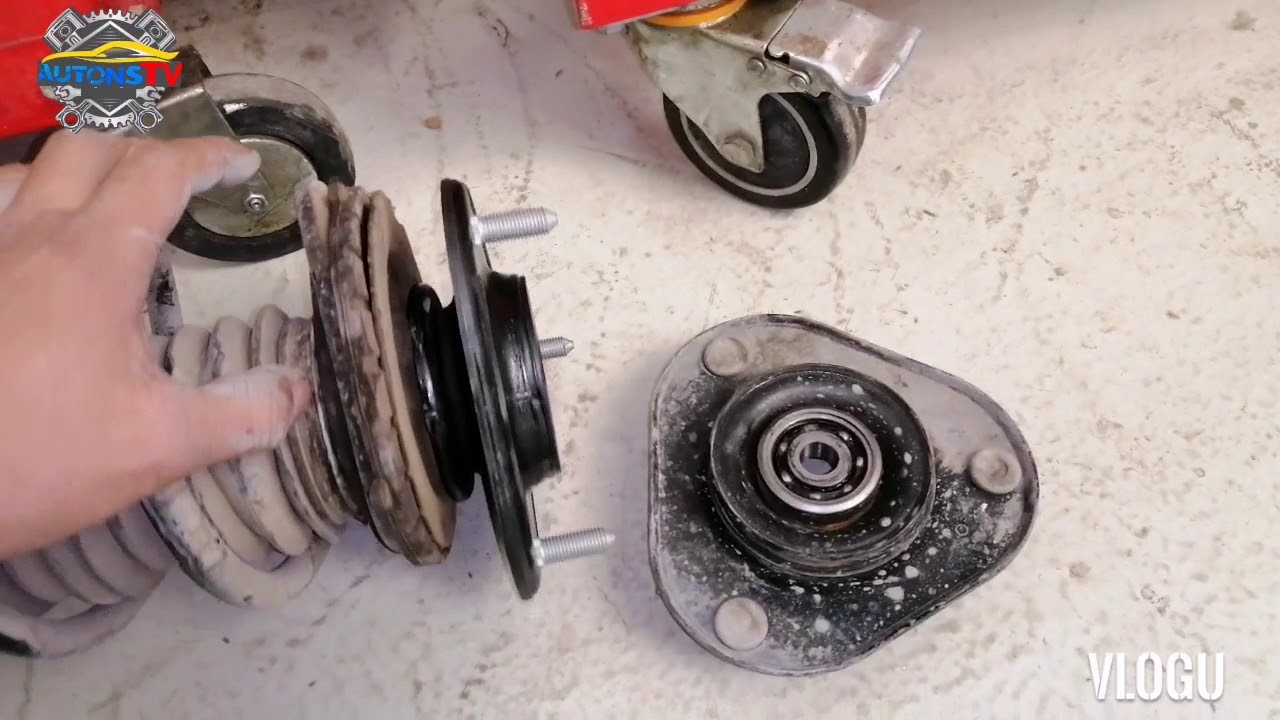 tips paano malalaman kung  ang shock mounting ay sira na,, Toyota corolla, by AutonsTV
