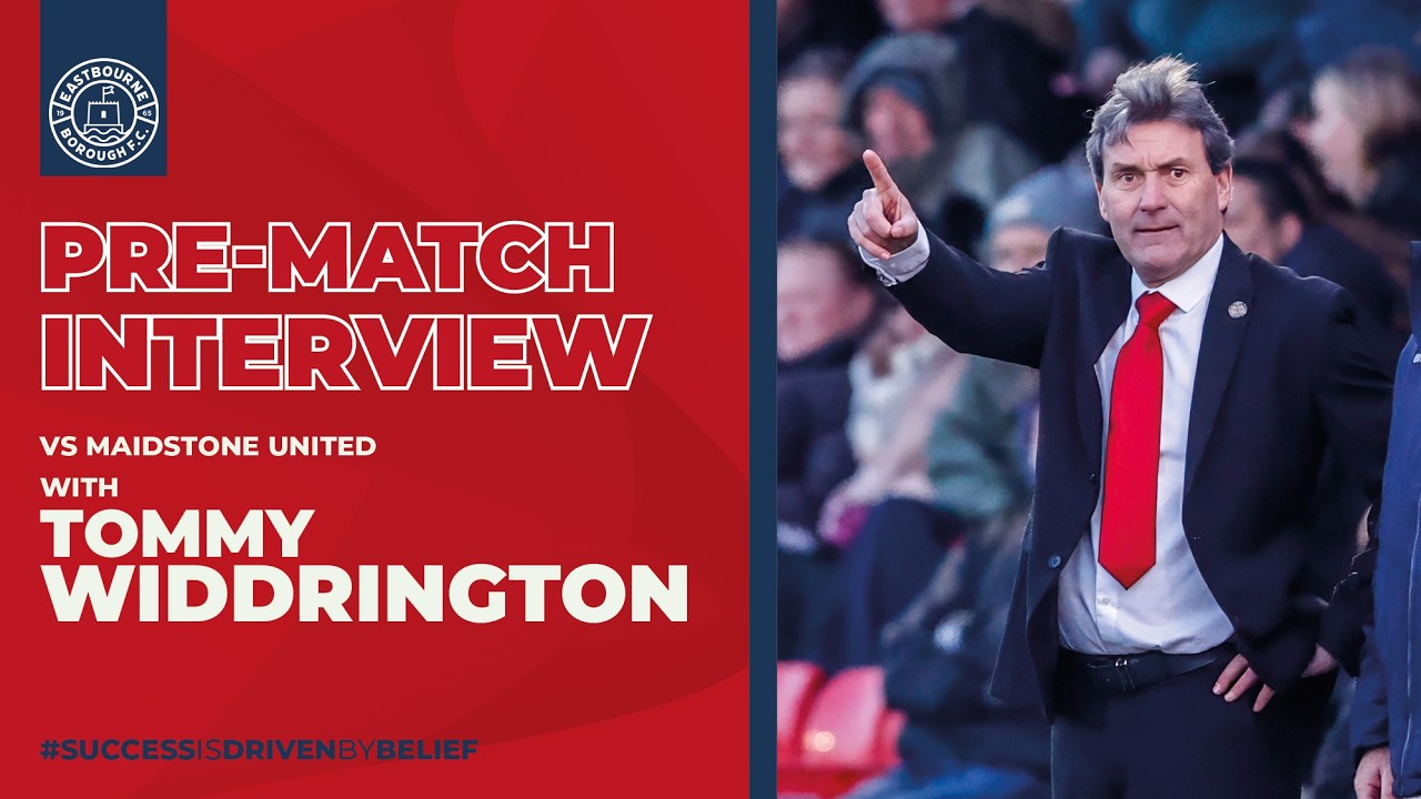 Pre-Match: Tommy looks ahead to Maidstone