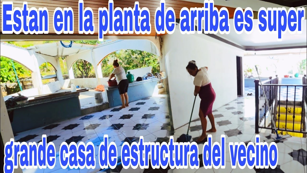 Esta casa es super grande echa de estructura la casa del vecino😱