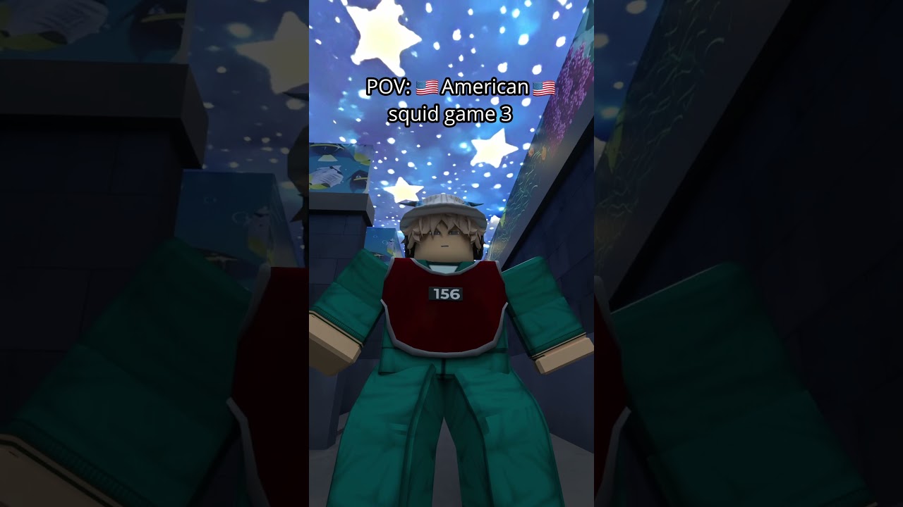 American Squid Game Hide and Seek| #short #shorts #roblox #memes   #squidgame