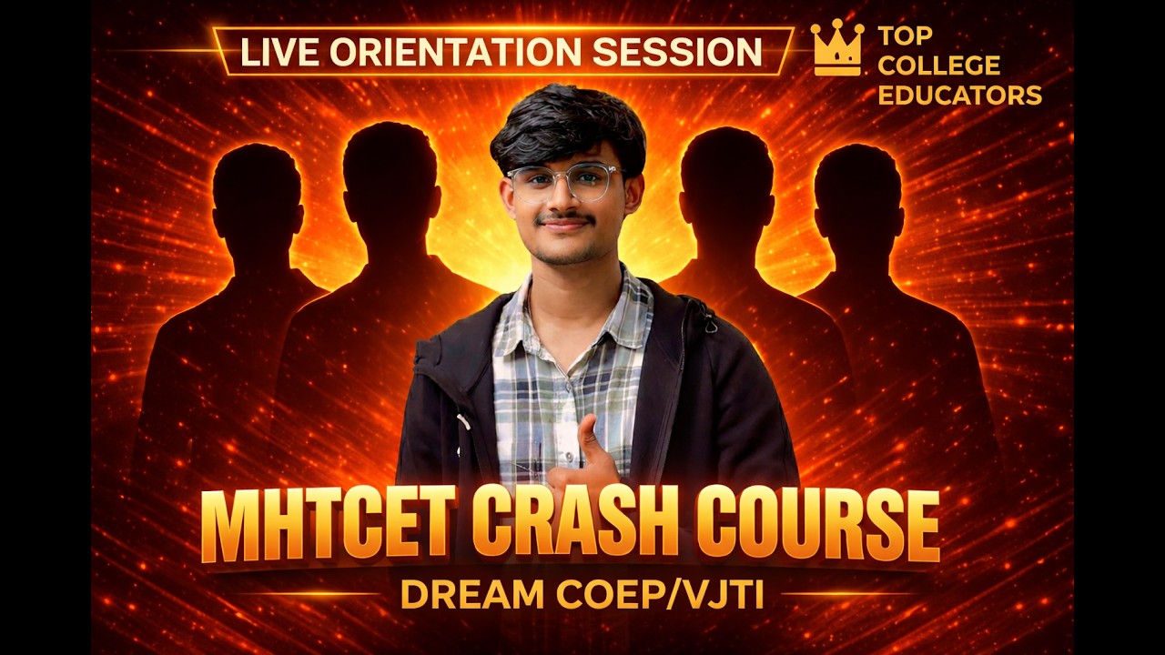 🔥LIVE ORIENTATION SESSION | MHT-CET 2026 CRASH COURSE | COMPLETE SCHEDULE & STRATEGY 🚀
