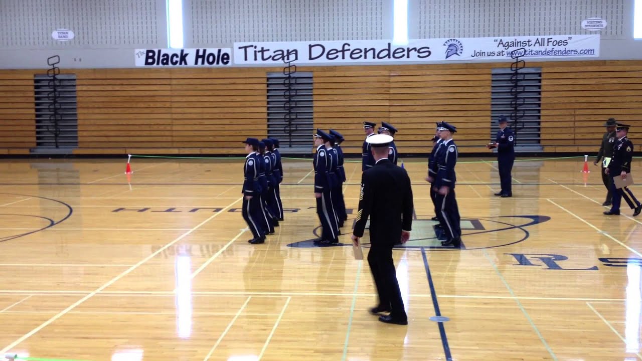 Bellevue East AFJROTC Unarmed Regulation Drill Team