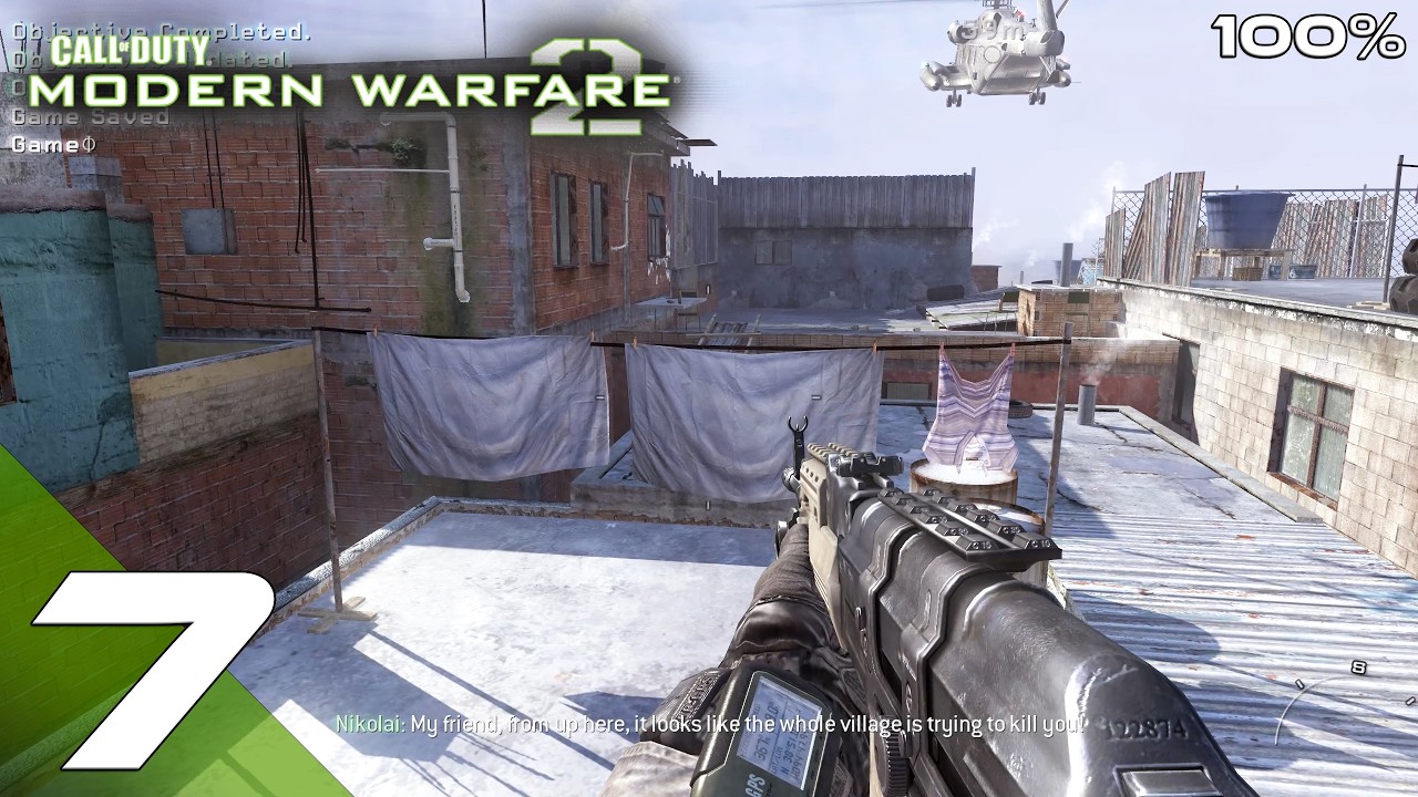 Call of Duty Modern Warfare 2 - 100% Walkthrough Part 7 - [2K60FPS] No Commentary
