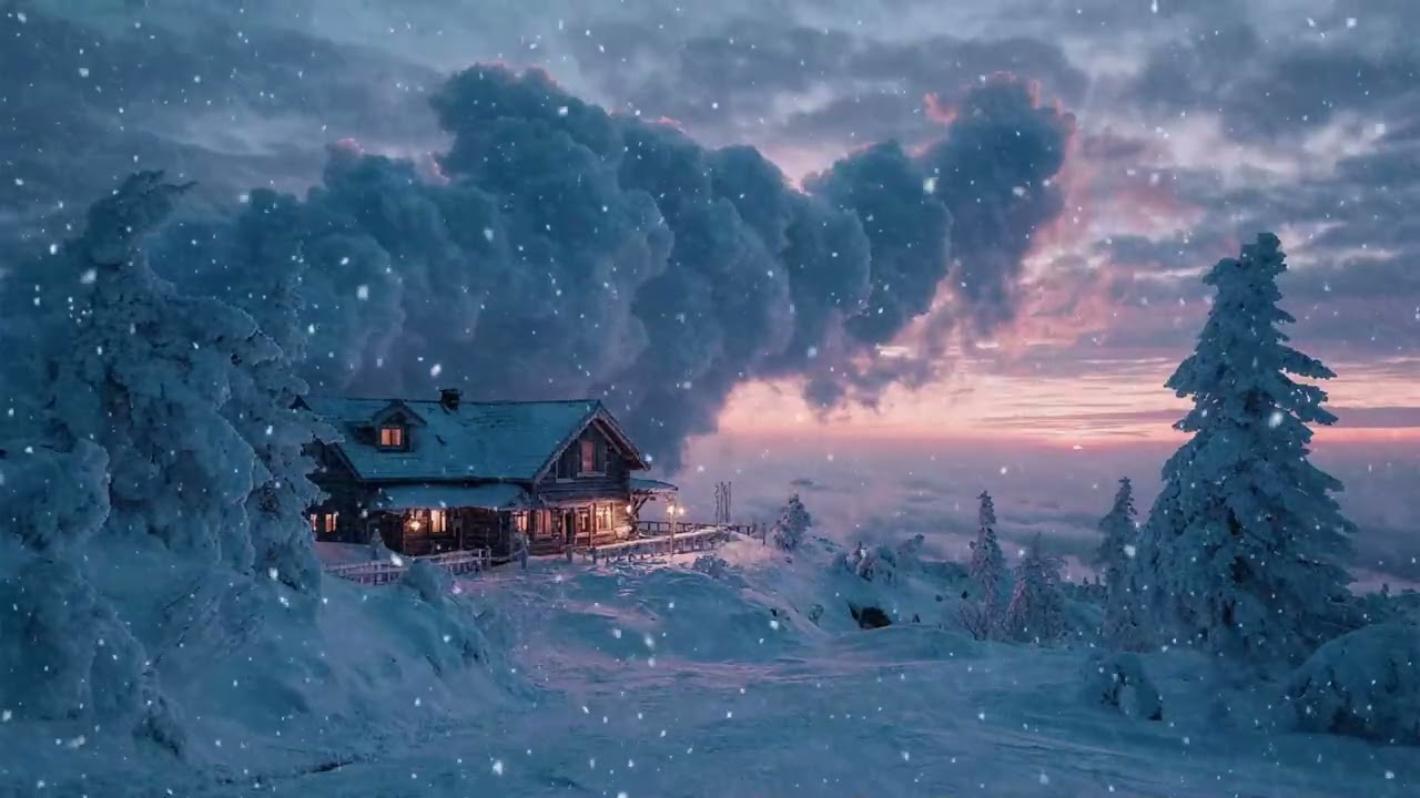 Cold Snowstorm Wind Sounds for Deep Sleep | 3 Hours Winter Night Relaxation