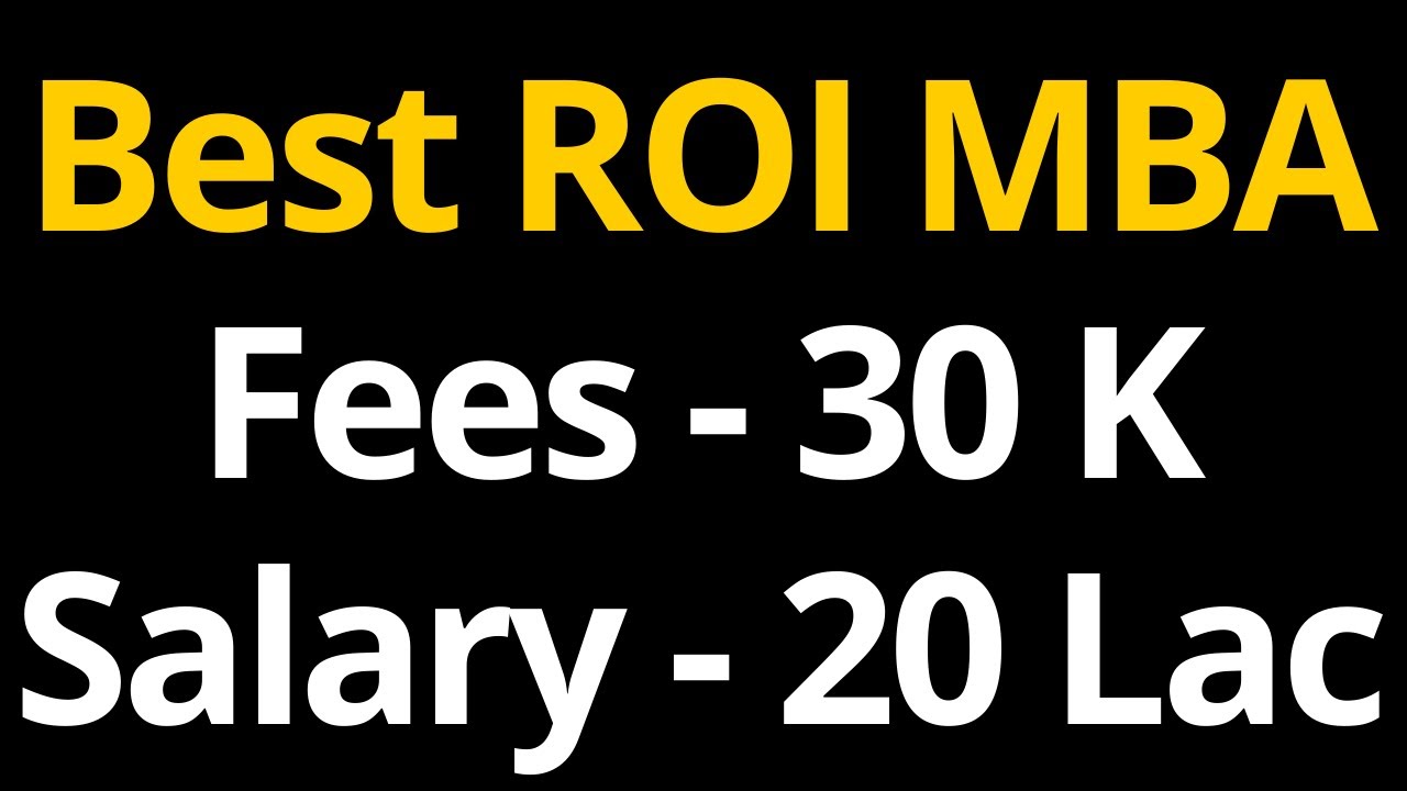 Hidden Gem MBA College With Fees - 30k and Salary - 20 Lakhs