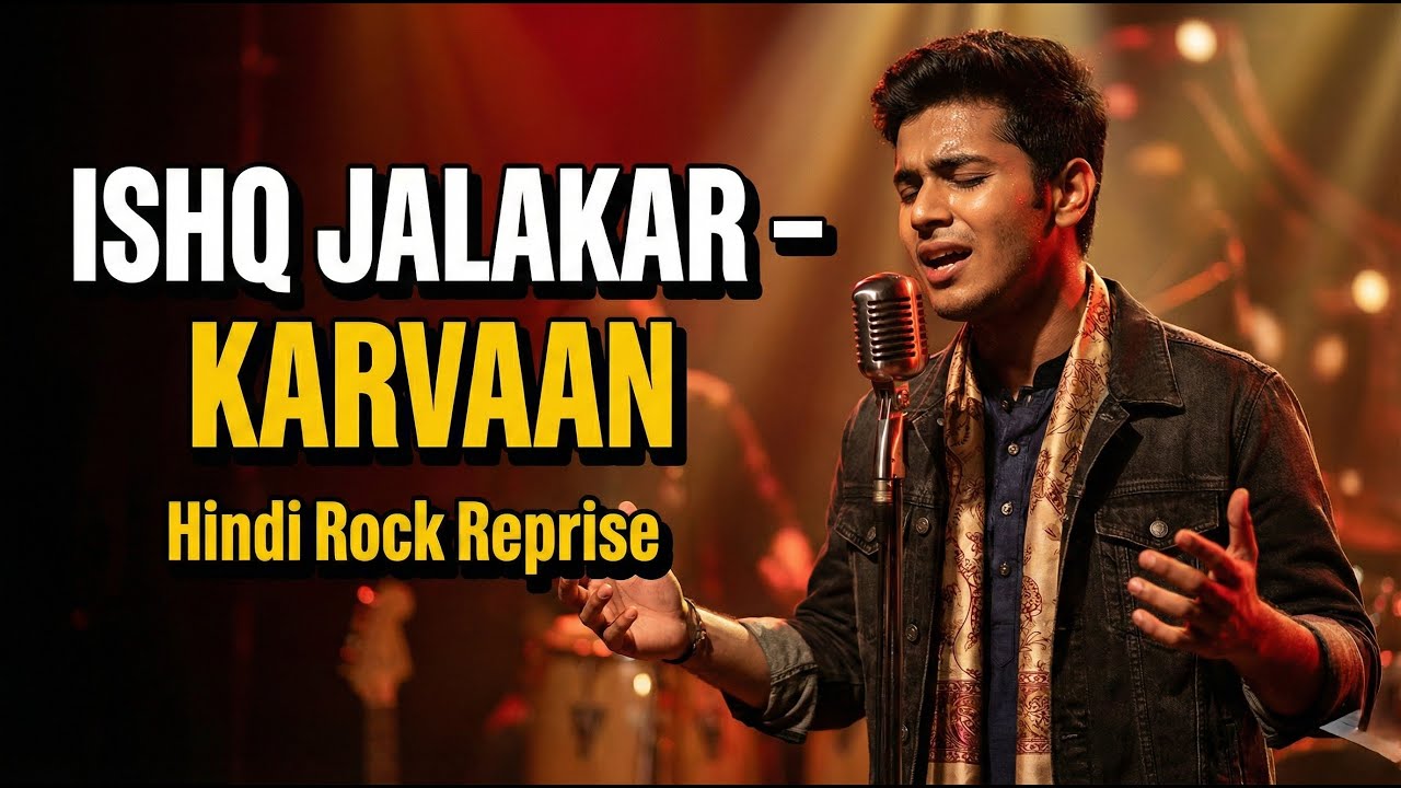 Ishq Jalakar – Karvaan | Hindi Rock Reprise 🎸 | Emotional Cover