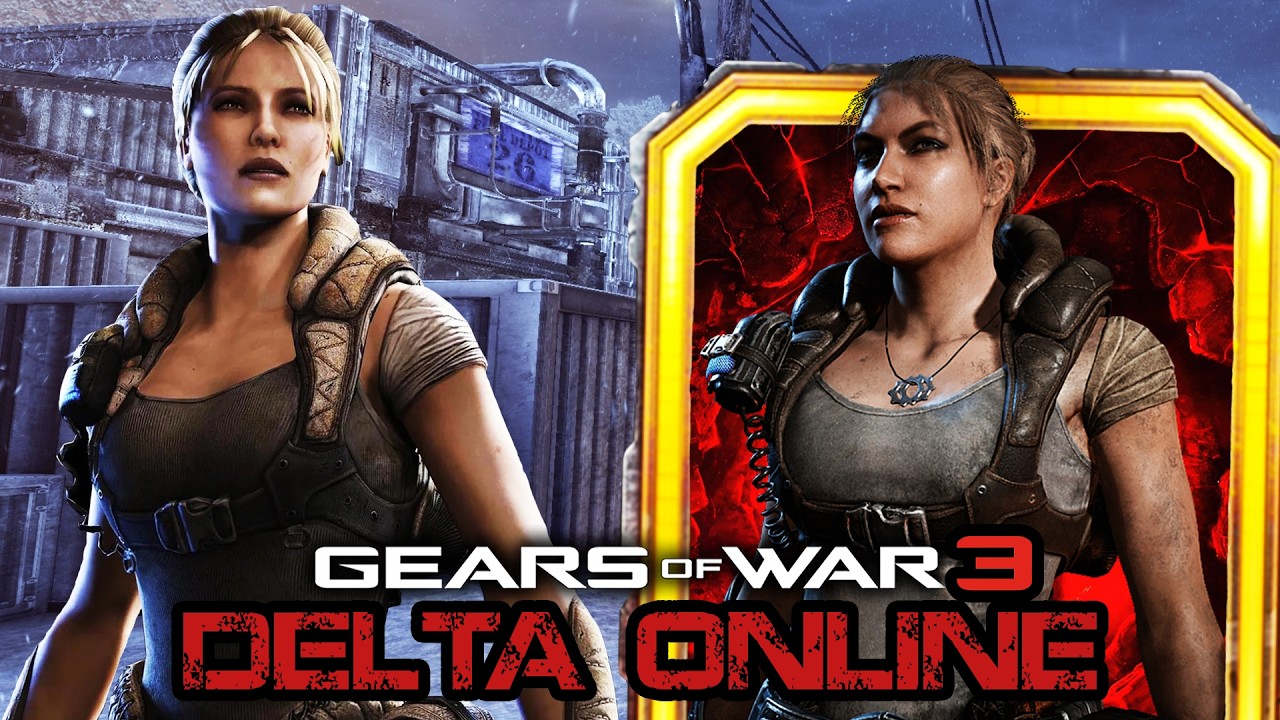 Gears of War 3 PC Delta Online - Геймплей за персонажа Аню (гражданская)!