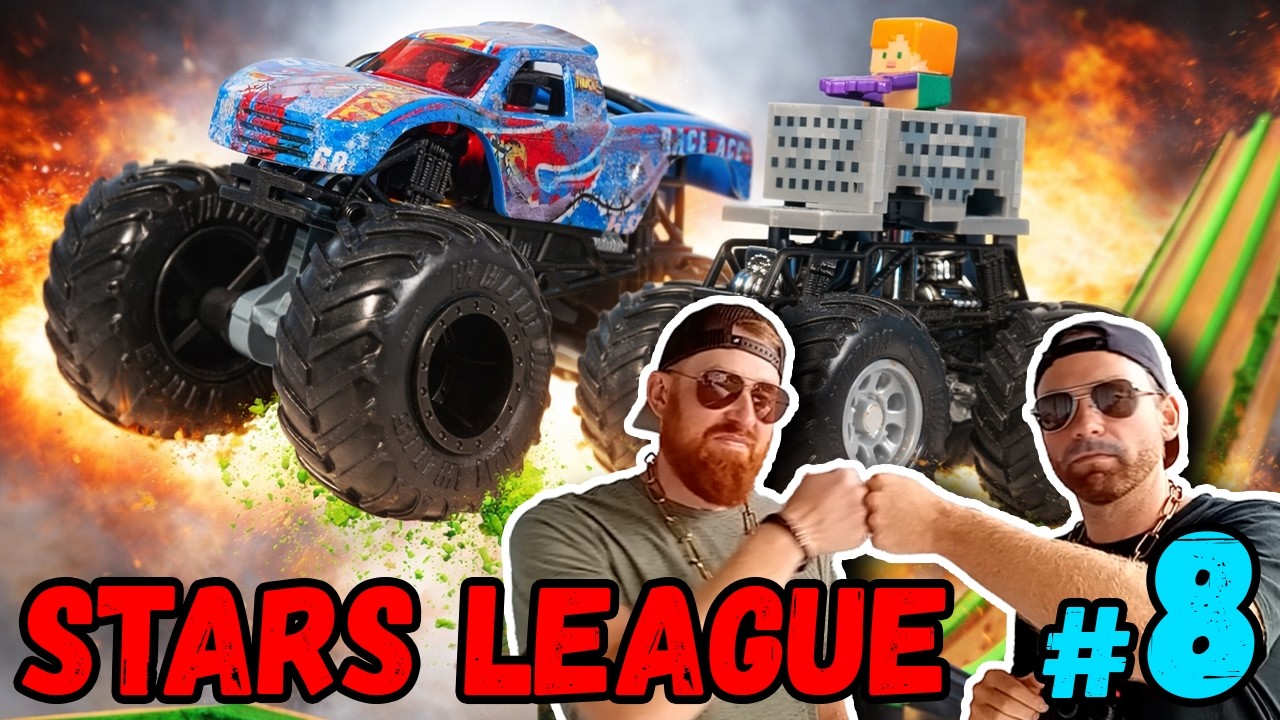 Tournament #8: STARS LEAGUE Team Championship 25/26 Hot Wheels MONSTER TRUCK Racing Furthest Jump