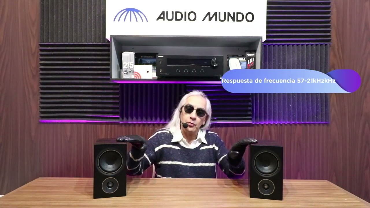 Altavoces tipo librero marca PSB modelo Alpha P3