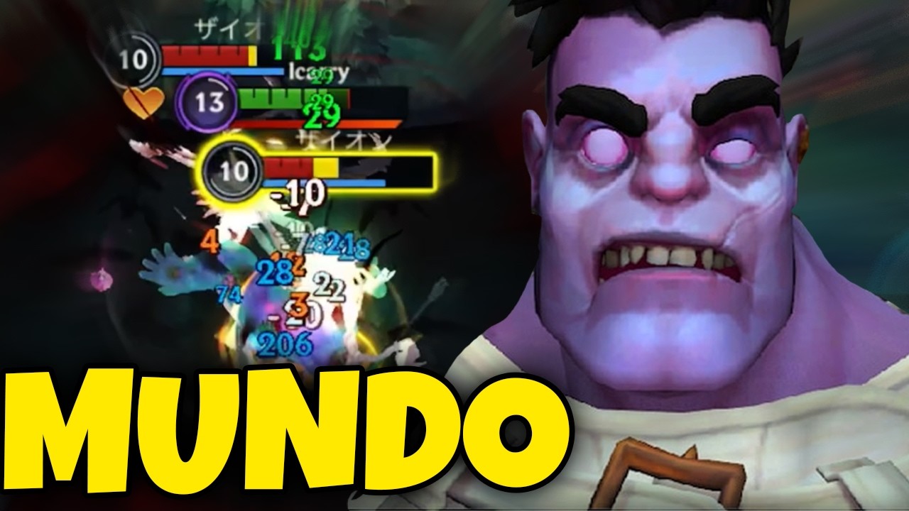 Wild Rift Mundo Baron Lane Gameplay in Season 21 (Build & Runes)