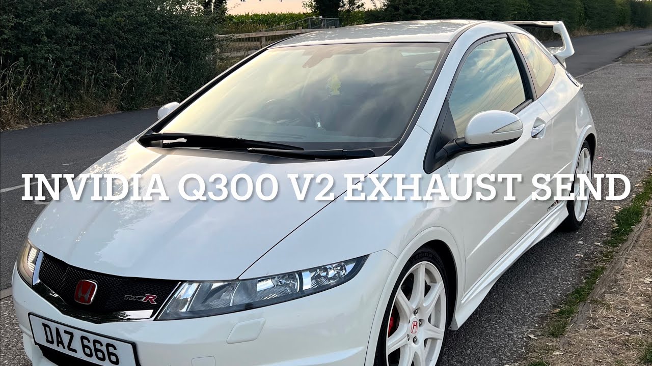 FN2 Civic Type R Invidia Q300 V2 & rev matching ECUTEK quick road test send