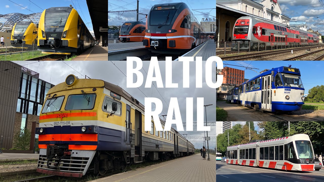 The MOST UNIQUE Rail Scene in Europe: Railways in the Baltic States 2024