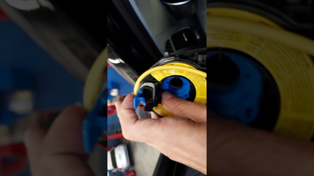 Troca cinta air bag Kia Sorento 2011 - precisa desligar polo negativo da bateria (-)