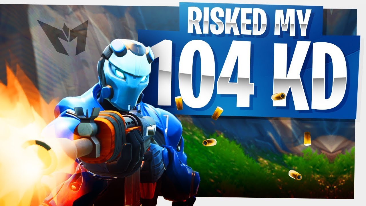 I RISKED MY 104 KD on Fortnite... - It didn't go as planned...
