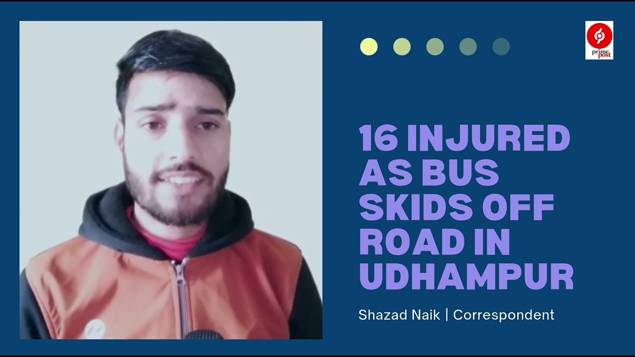 16 injured as bus skids off road in Udhampur
