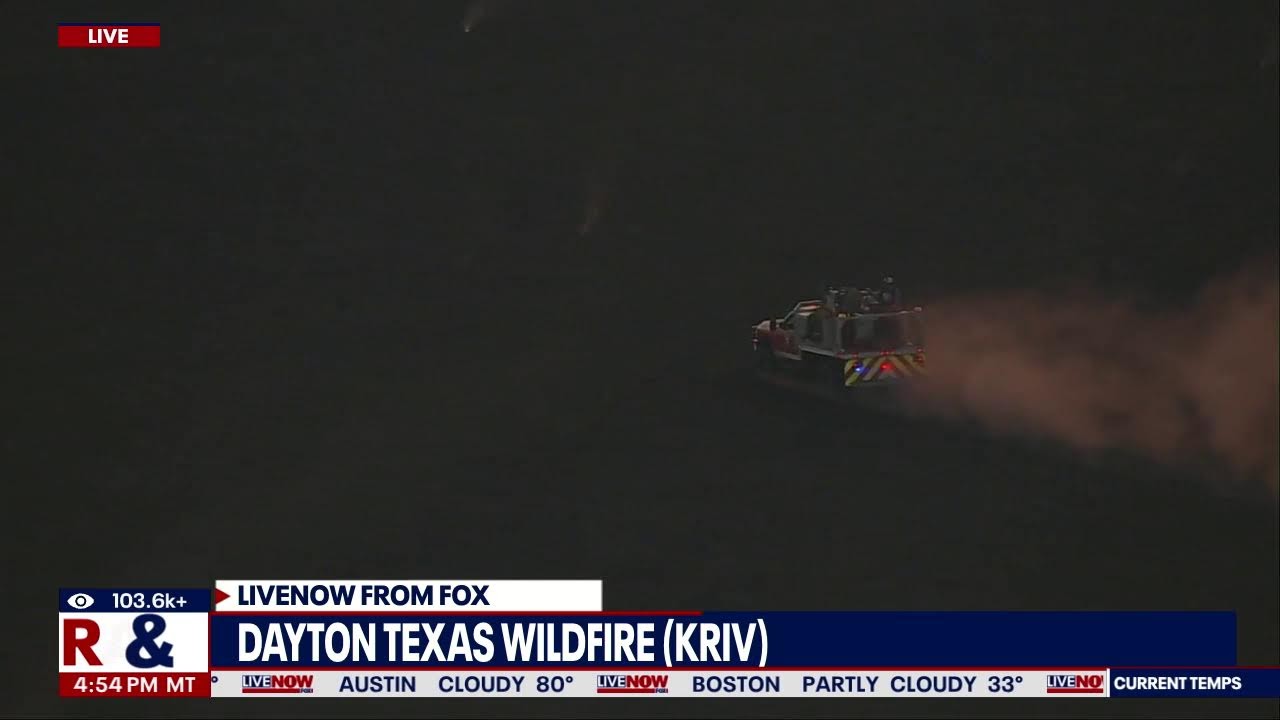 WATCH Wildfire in Texas, 