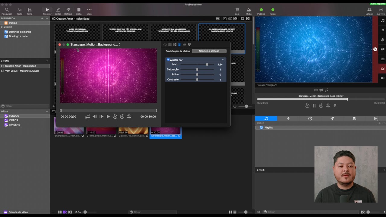 CURSO DE PROPRESENTER 7 - 04 Adicionando Fundos, Vídeos e Imagens | IGREJA MULTÍMIDIA