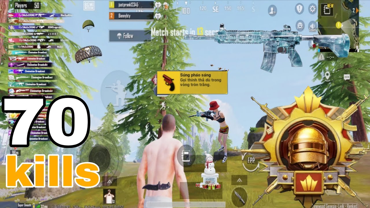 Livik new season 70 kills pubg mobile angrresive game play 