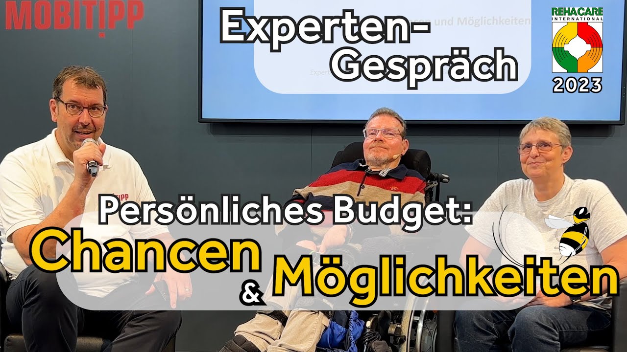 Persönliches Budget: Chancen und Möglichkeiten | Experten-Gespräch | Reha Care 2023 Düsseldorf
