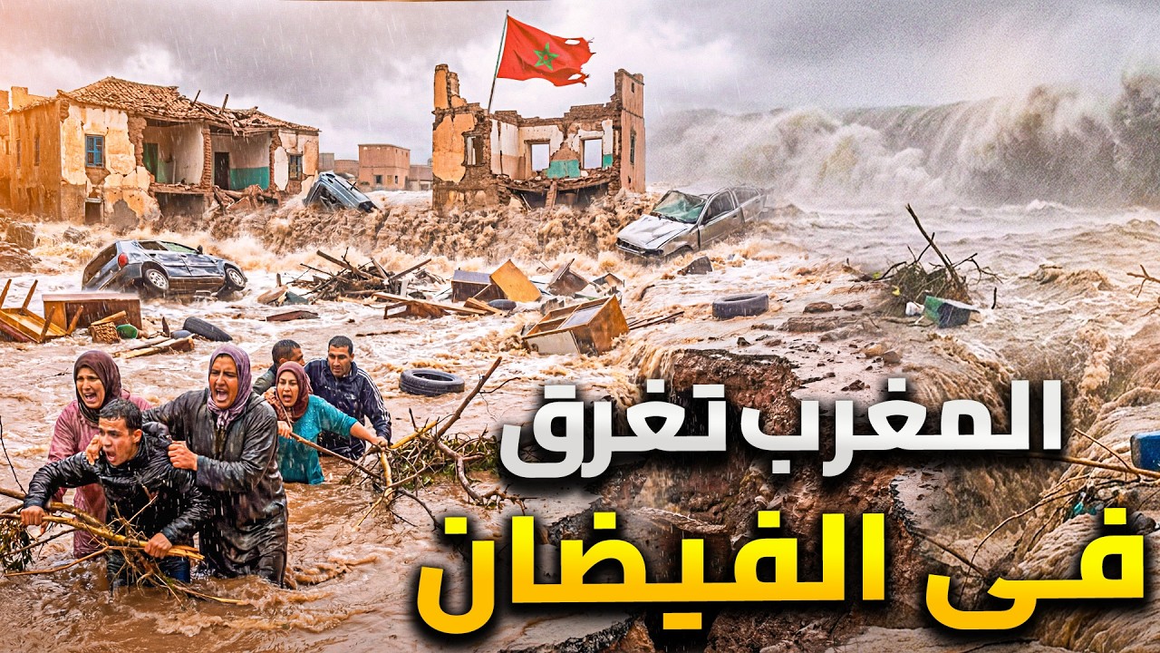 المغرب يغرق الآن… فيضانات تاريخية تشلّ المدن وتعلن بداية عصر الكوارث المناخية