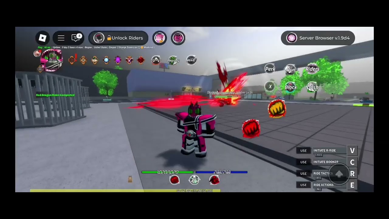 How to get kamen rider ryuki Roblox-rider world by leepungg