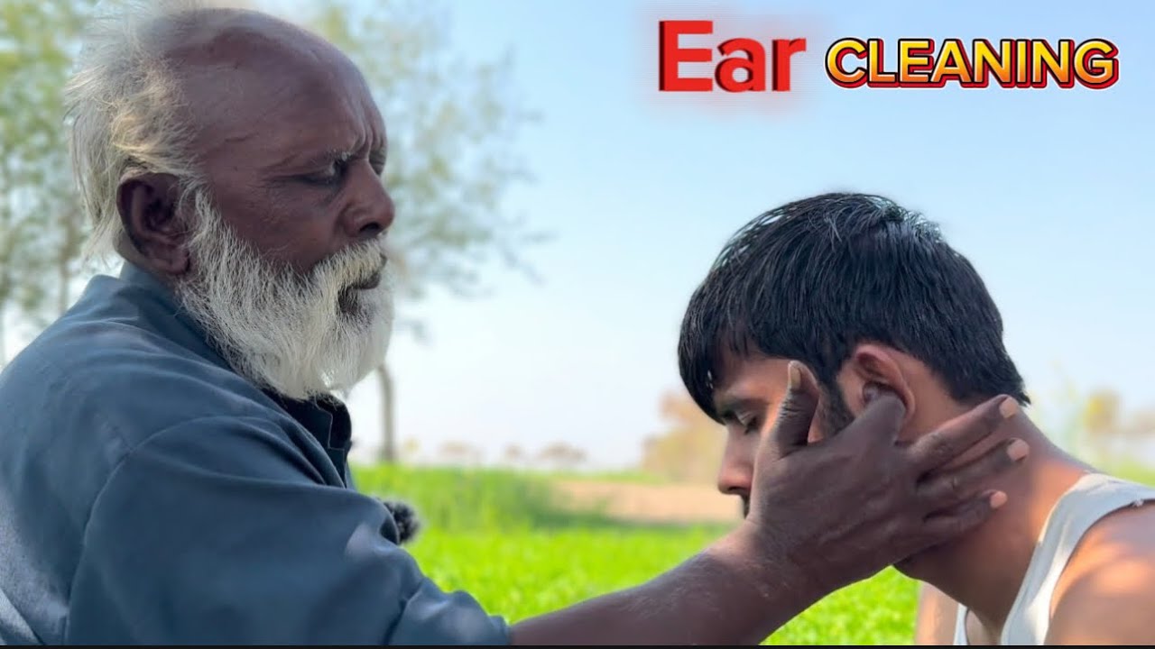 ASMR || BABA KALLU FIRST TIME EAR CLEANING WITH HEAD MASSAGE | DEEP SLEEP MASSAGE |