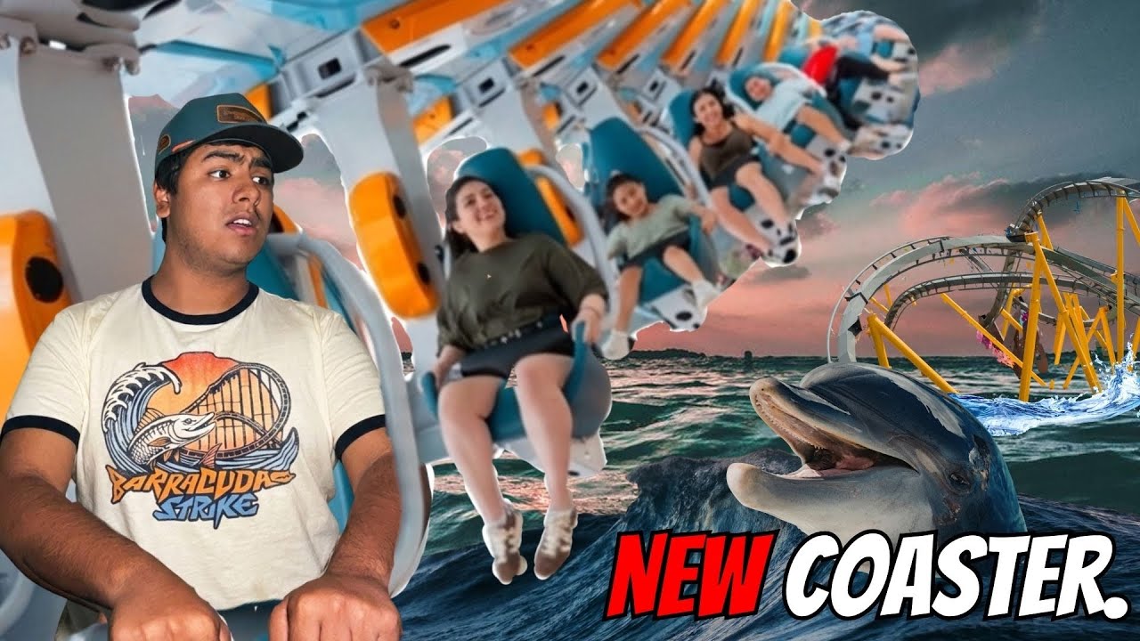 Я исследовал НОВЕЙШИЕ американские горки в SeaWorld.