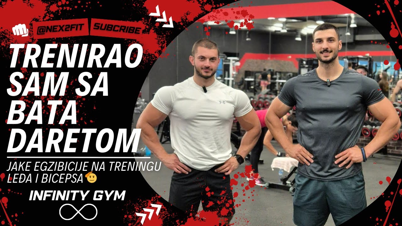 TRENIRAO SAM SA BATA DARETOM | JAKE EGZIBICIJE & GYM PRIČE | TRENING LEĐA I BICEPS