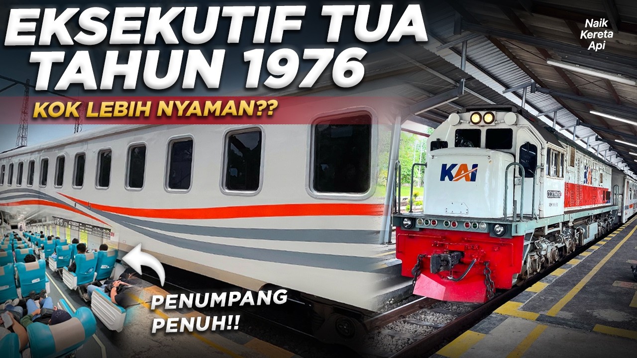 KERETA UMUR 50 TAHUN TAPI KOK LEBIH NYAMAN⁉️ Trip KA Mutiara Timur Fakultatif