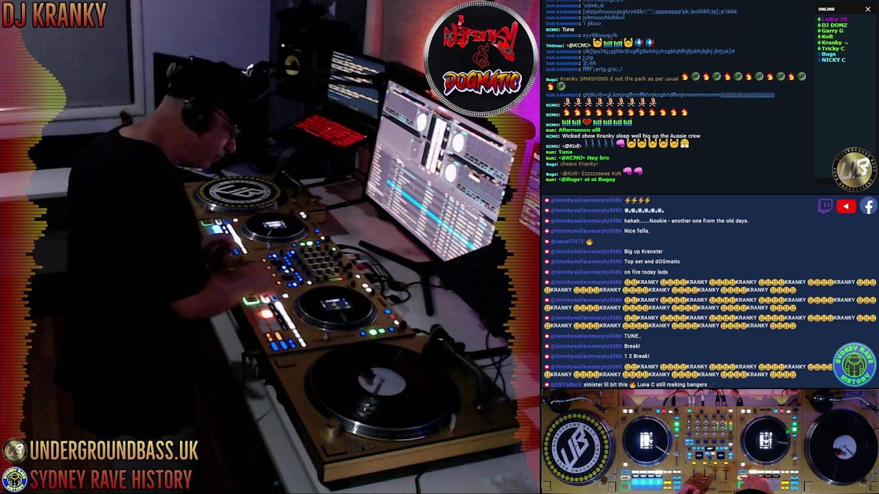 DJs Dogmatic & Kranky: Old Skool, Rave, Hardcore, Breakbeat, Jungle LIVE on UB & SRH 13/01/2026