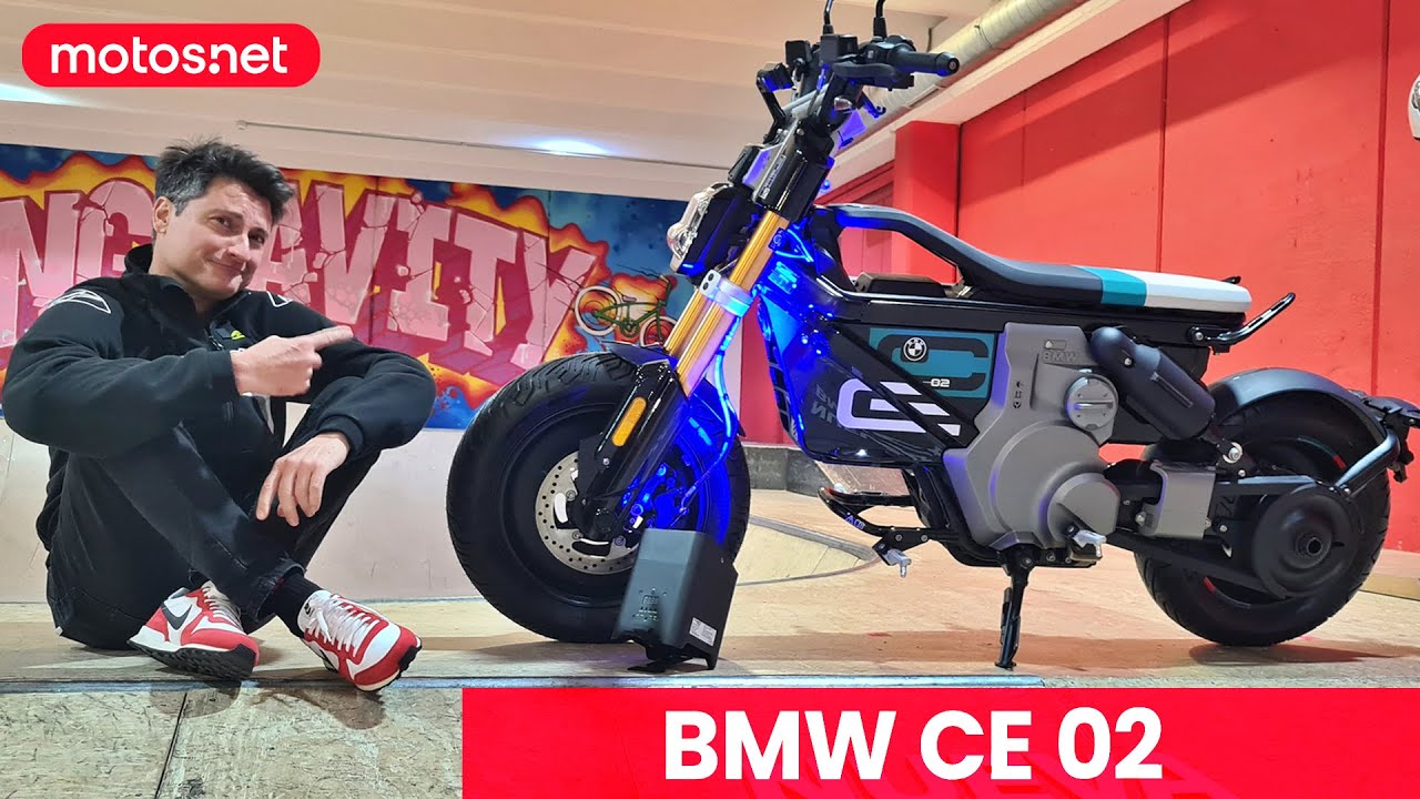 🫣 ¡Los alemanes se la juegan! / BMW CE 02 2024 / Presentación eléctrica / Primera prueba / motos.net