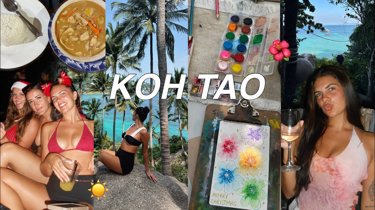A WEEK IN MY LIFE LIVING IN KOH TAO! (thailand)