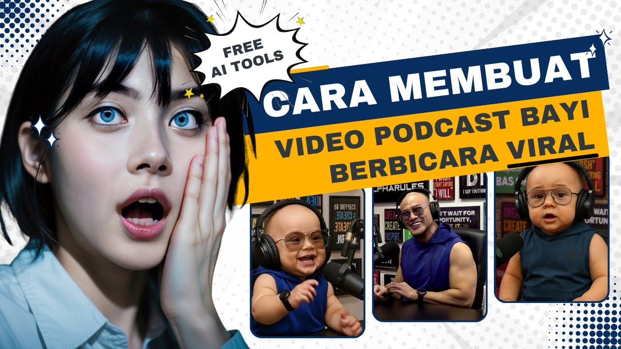 Cara Membuat Video Podcast Bayi Berbicara Viral dengan AI (Tutorial Step by Step yang Mudah)
