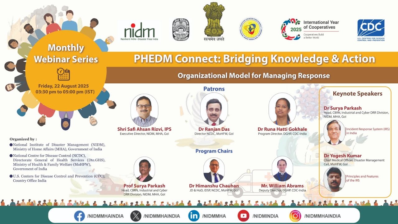 Webinar on Organizational Model for Managing Response | NIDM