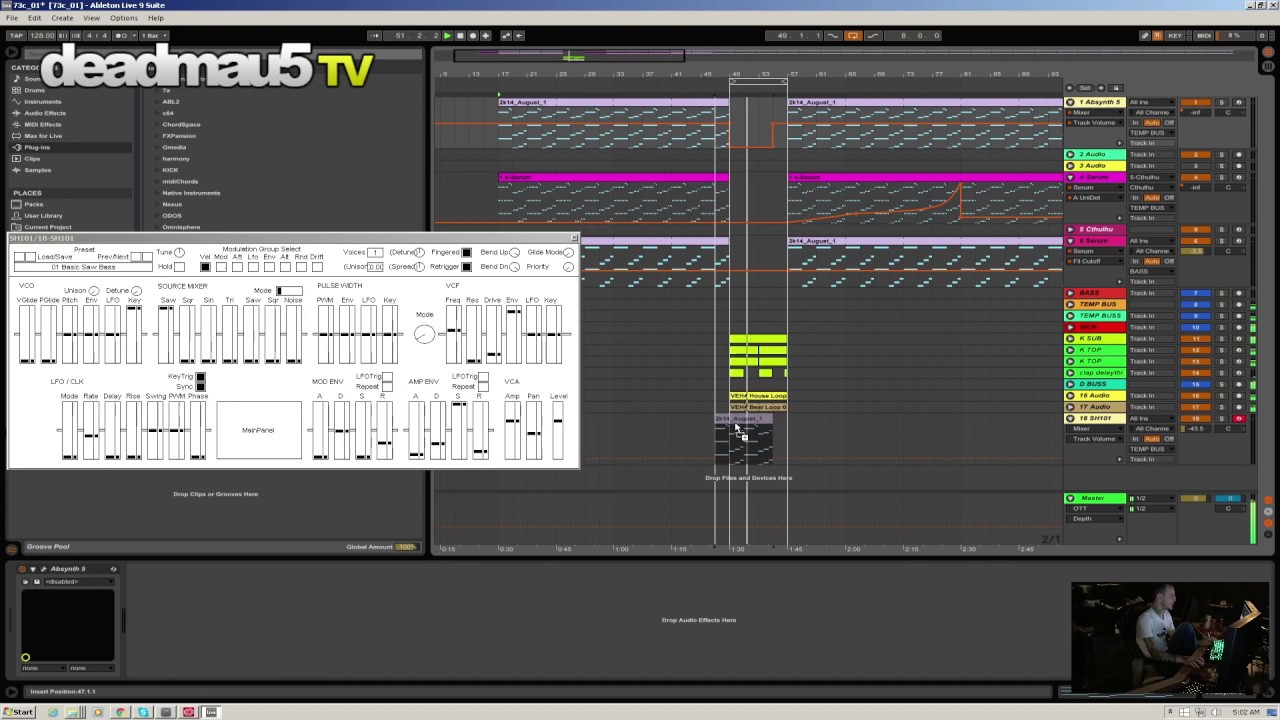 Deadmau5 making imaginary friends - 04 synth programming