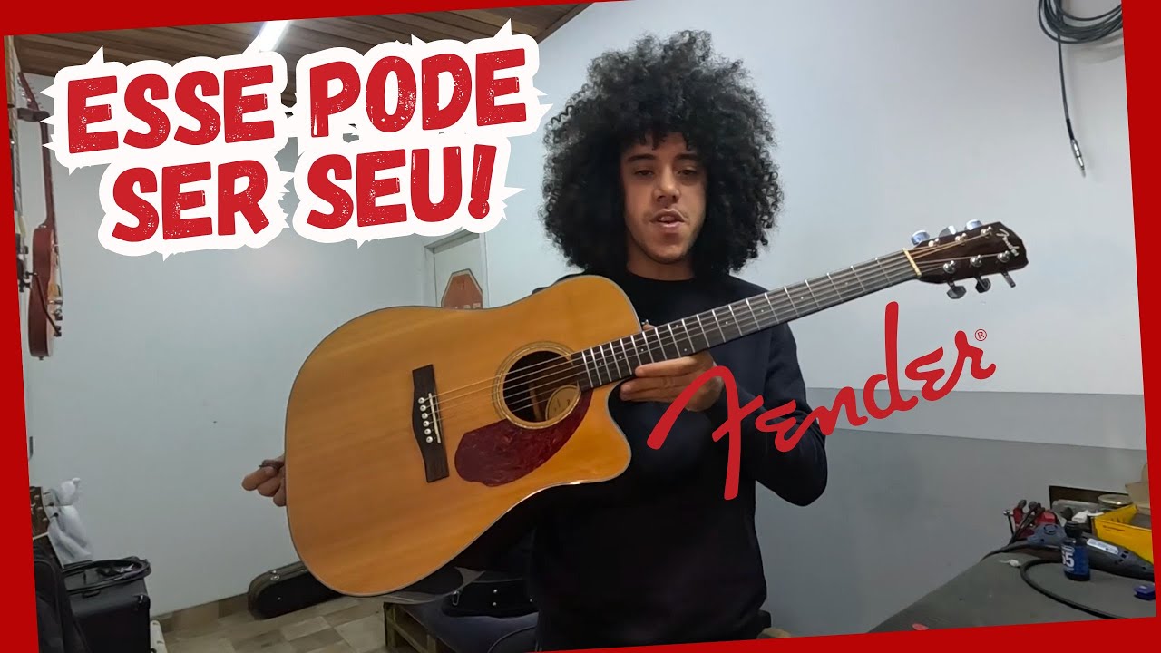 Violão Fender CD-140SCE | Tampo sólido + Fishman | Análise completa e Regulagem