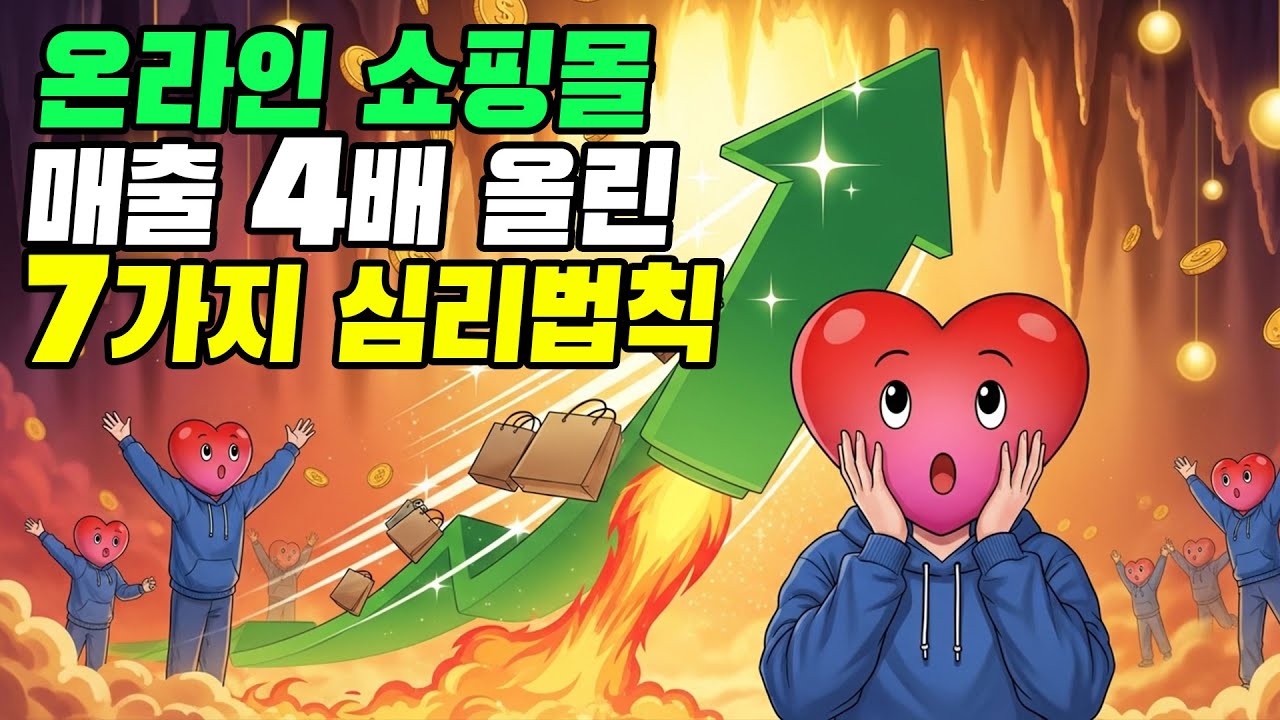 매출 4배 올린 심리 법칙! 7가지만 알면 됩니다