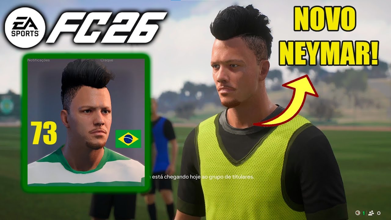 FC 26 - MODO CARREIRA JOGADOR! INÍCIO DO NOVO NEYMAR RUMO A BOLA DE OURO! EP01