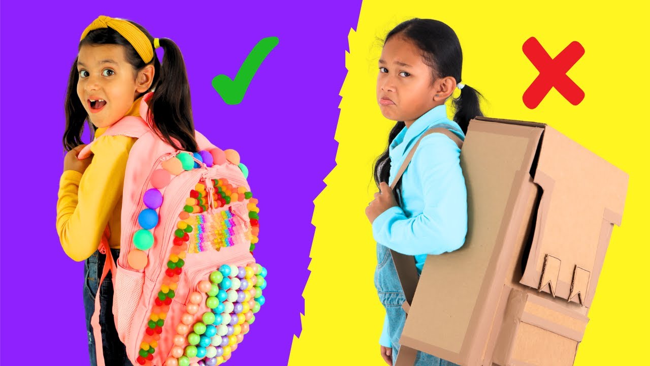 Andrea rompe su mochila y Ellie la ayuda 💖🎒