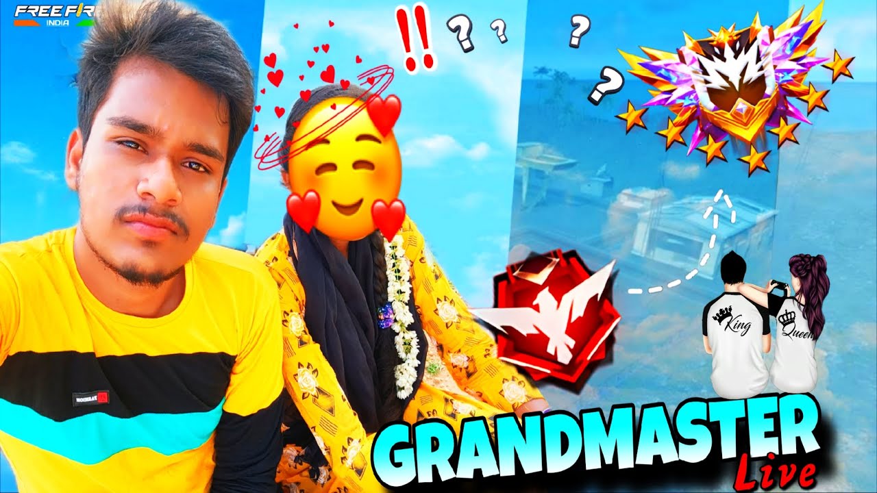 தமிழ்-🔥COUPLES LIVE ON FF GRANDMASTER PUSH {DAY-1} FREE FIRE LIVE TAMIL 🔴 FREE FIRE MAX x NARUTO