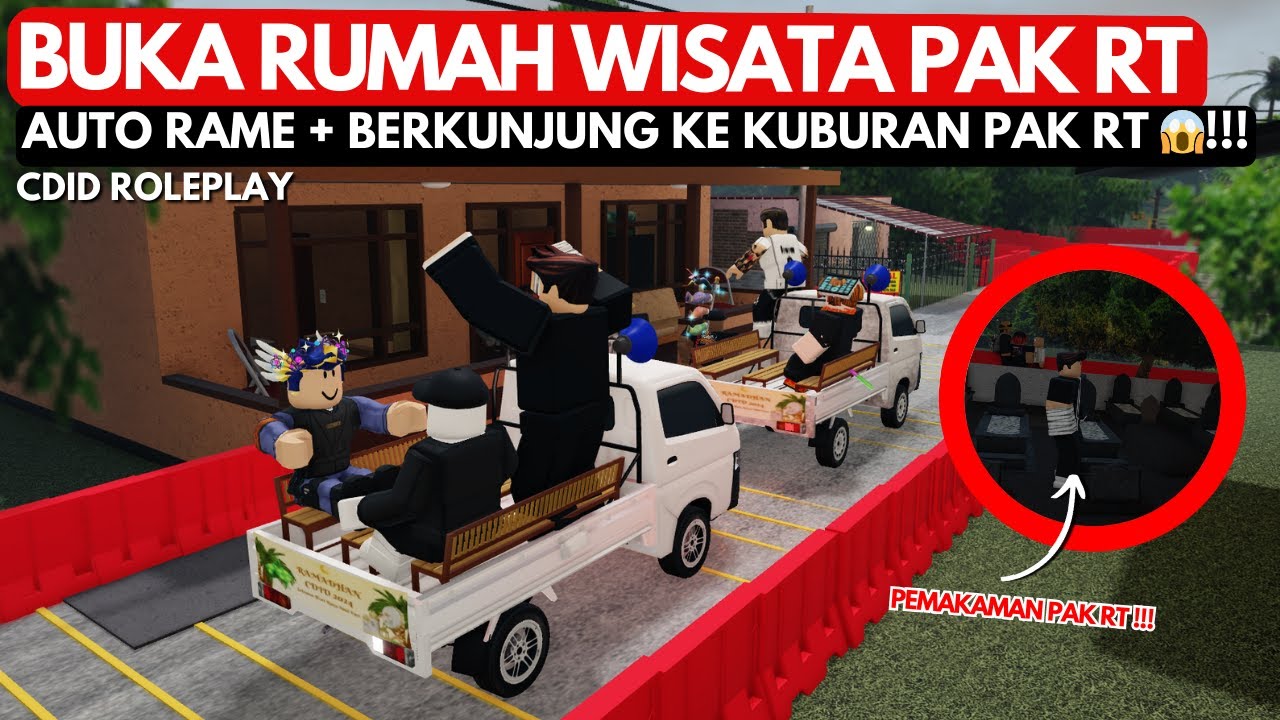 BUKA RUMAH WISATA PAK RT DI PALIMANAN AUTO NGANTRI 😱 !! CDID ROLEPLAY- #cdidroleplay #cdidroblox