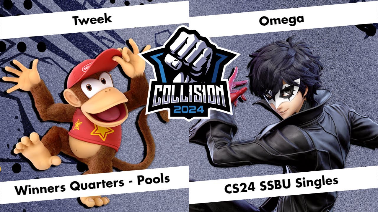 Collision 2024 - Tweek (Diddy Kong) VS Omega (Joker) - Ultimate Singles Pools - Winners Quarters